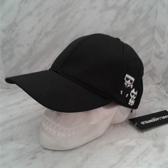 NWT Karl Lagerfeld Paris hat KARL & CHOUPETTE BASEBALL Cap OSFM Unisex - Picture 5 of 8